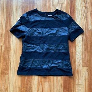 Women’s Michael Kors Black Stripe Top